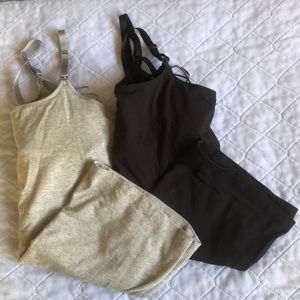a. glow maternity nursing tanks